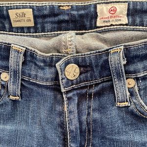 AG stilt cigarette leg denim, size 26R!